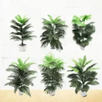 45-90cm Tropical Palm Tree Large Monstera Artificial Plants Large Coconut Tree With Foliage Wedding Home Garden Balcony Decor - Image 2