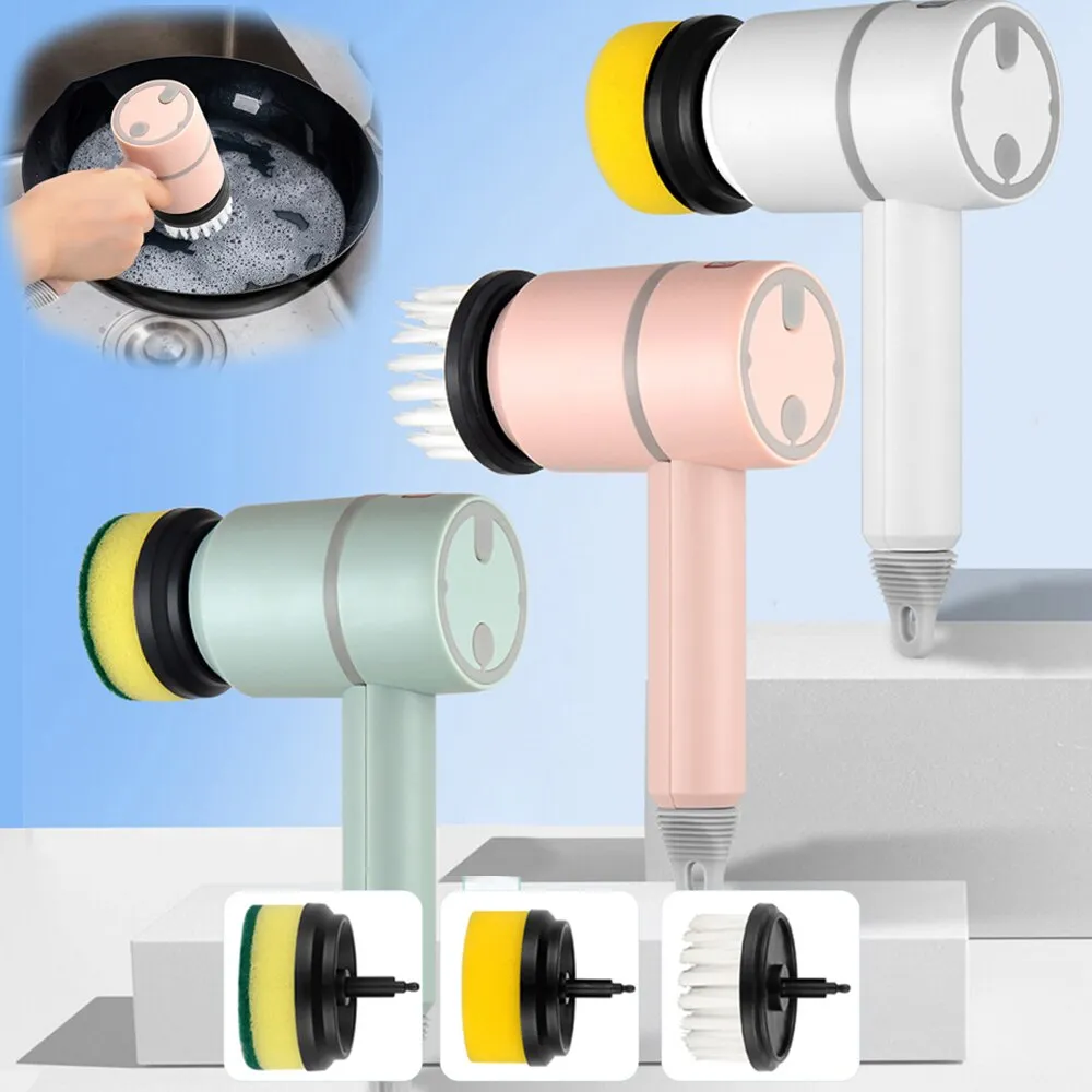 Electric-Cleaning-Brush-Multi-functional-Home-USB-Rechargeable-Electric-Rotary-Scrubber-Household-Appliances-Cleaning-Gadget.webp Electric Cleaning Brush Multi-functional Home USB Rechargeable Electric Rotary Scrubber Household Appliances Cleaning Gadget - Image 1